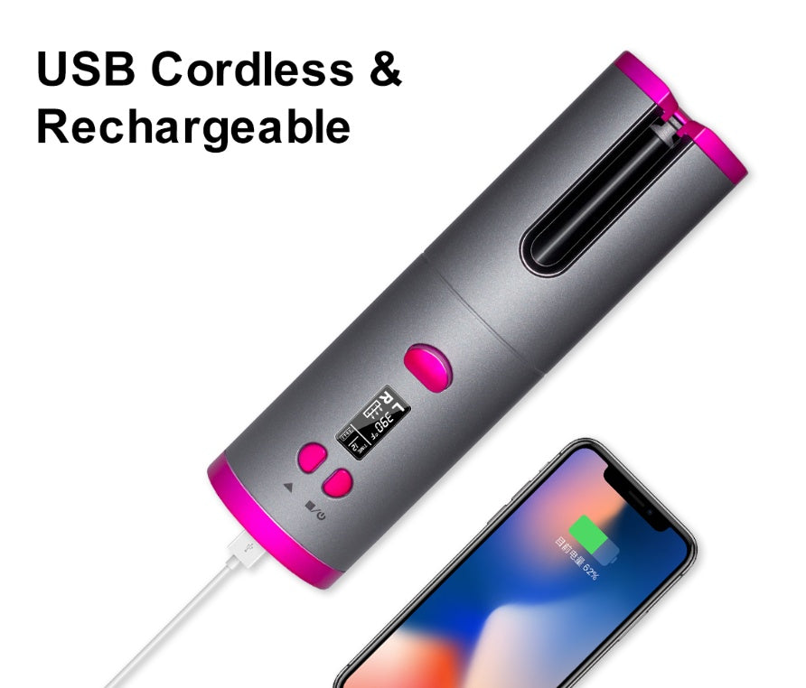 Wireless Automatic Hair Curler